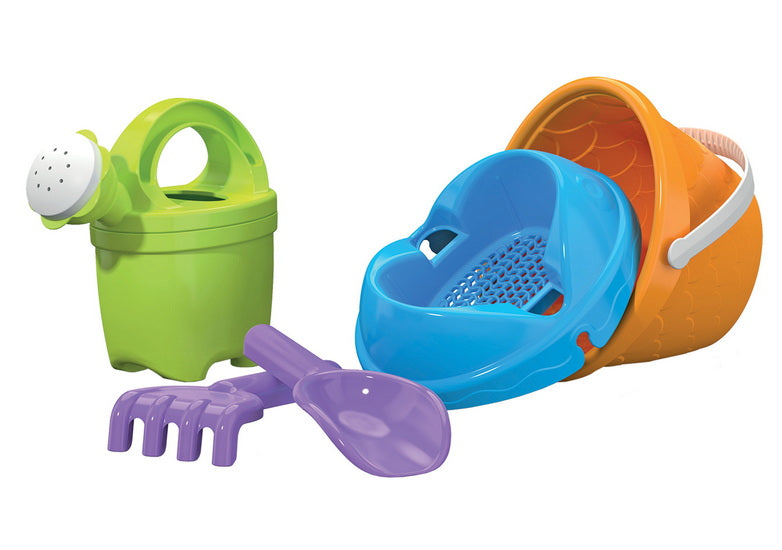 Ensemble de plage seau poisson