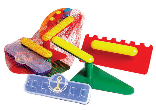 Ensemble truelles et niveau de plage