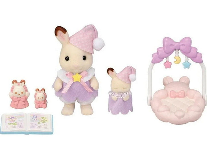 Lapin et bébé rêves endormis