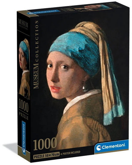 Museum : La jeune fille à la perle de Vermeer 1000 mcx