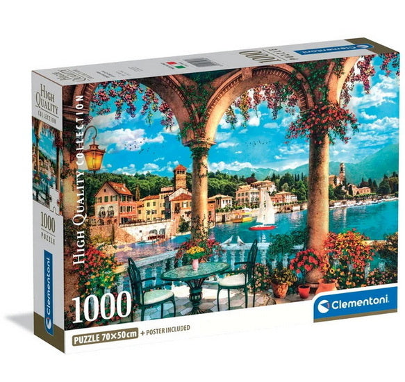 Vue de balcon du lac Côme 1000 mcx