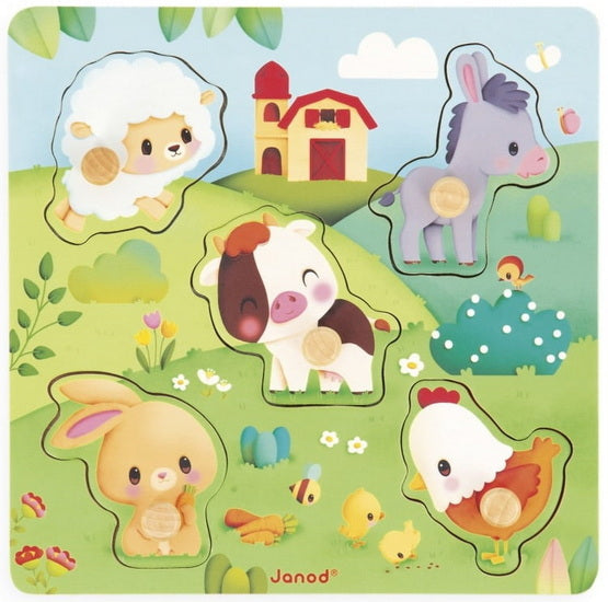 Ferme : casse-tête tactile ferme