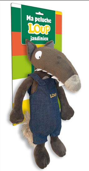 Ma peluche Loup jardinier Cof.
