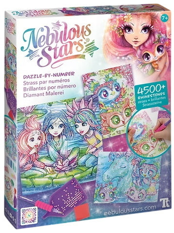 Strass par numéro arc-en-ciel