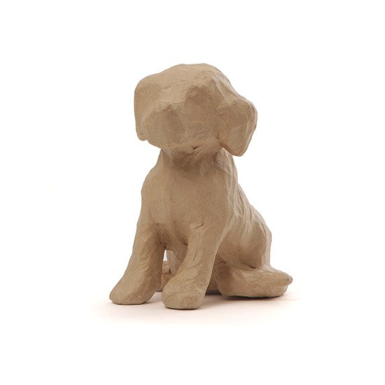 PIÈCE 3D EN PAPIER MÂCHÉ – CHIEN
