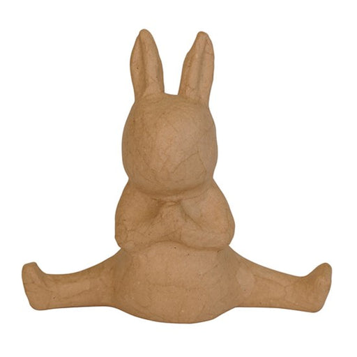 LAPIN YOGA EN PAPIER MÂCHÉ