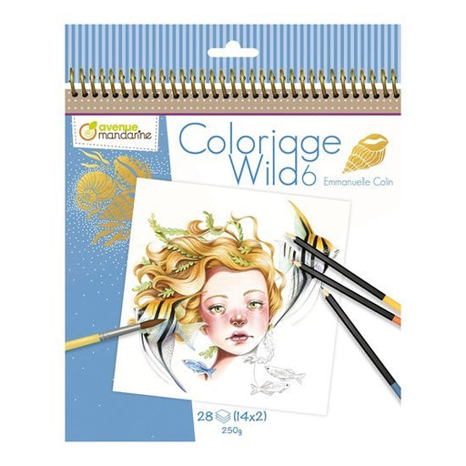 CARNET DE COLORIAGE WILD 6