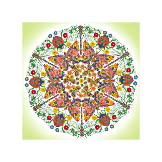 KIT CRÉATIF DIAMOND DOTZ - JARDIN KALÉIDOSCOPE