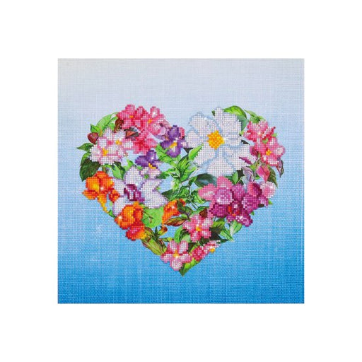 KIT CRÉATIF DIAMOND DOTZ - COEUR FLEURI