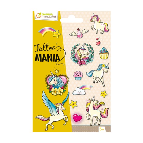 Tatouages temporaires Licornes