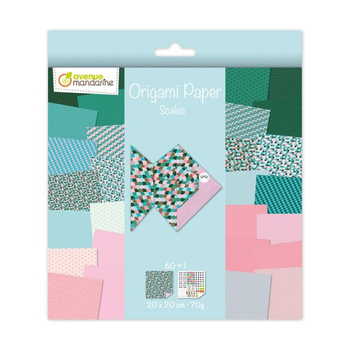 PAPIER ORIGAMI - ÉCAILLES