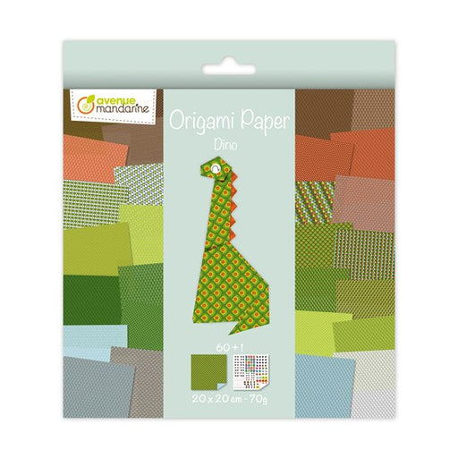 PAPIER ORIGAMI - DINO
