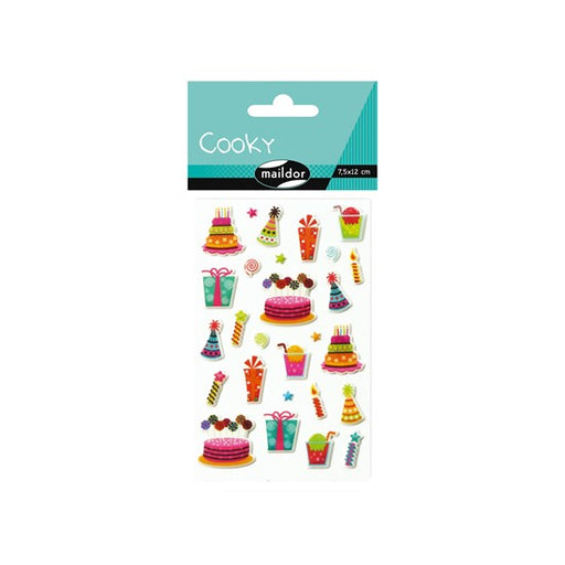 Autocollants Cooky : Anniversaire