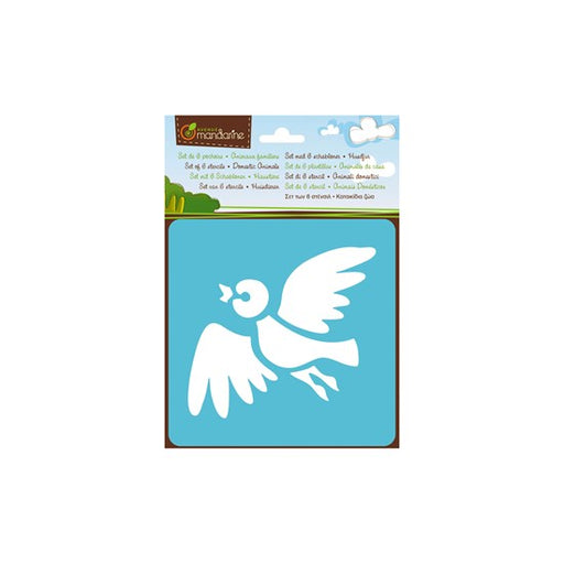 ENSEMBLE DE 6 POCHOIRS – ANIMAUX FAMILIERS