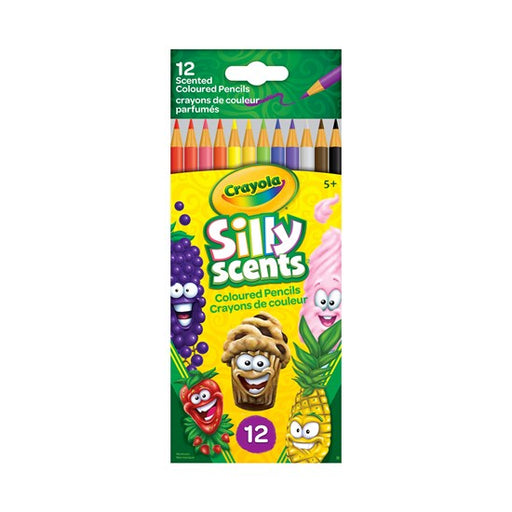 CRAYONS DE COULEUR PARFUMÉS SILLY SCENTS - 12