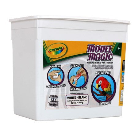 CRAYOLA MODEL MAGIC 900 G BLANC