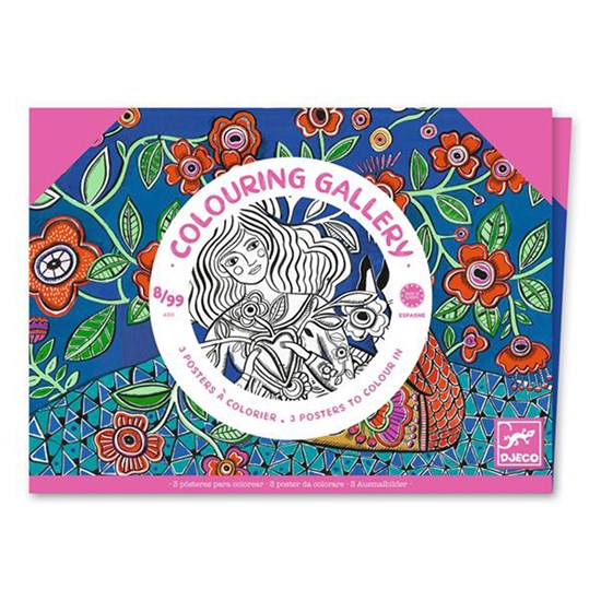 POCHETTE COLORIAGE - FLORAISON
