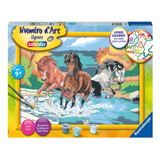 NUMÉROS D'ART - « HORDE DE CHEVAUX », GRAND FORMAT