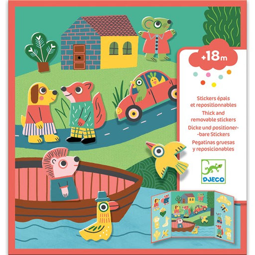 POCHETTE D'AUTOCOLLANTS - ANIMAUX