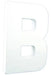 LETTRES ET CHIFFRES EN CARTON - LETTRE B