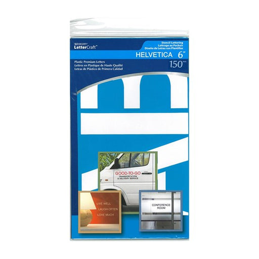 LETTRAGE AU POCHOIR - HELVETICA, 6 PO