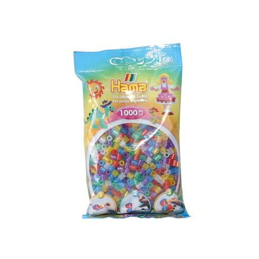 PERLES HAMA SCINTILLANTES — 1000 MORCEAUX ASSORTIS