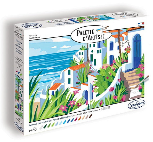 Palette d'artiste : la riviera