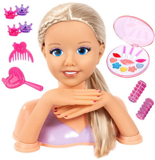 Lisa top model: mon adorable princesse tête coiffante 25cm