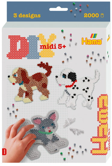 Boîte cavalier Hama midi - Chiens et chats