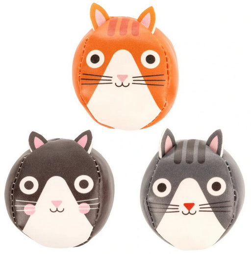 Ens. 3 balles pour jongler chats