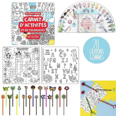 Ens. carnet d'activités et coloriages