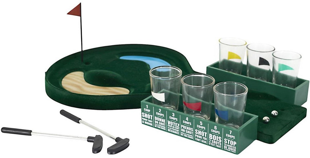 Jeu à boire mini golf