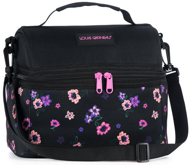 Boîte à lunch en dôme - Fleurs mauves