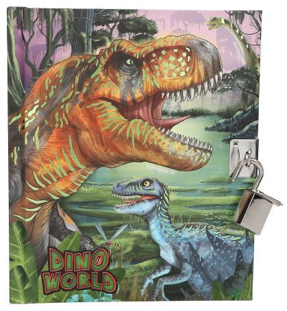 Journal intime à cadenas dinosaure