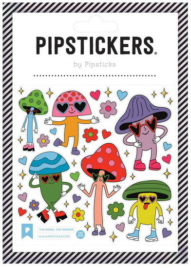 Autocollants champignons groovy