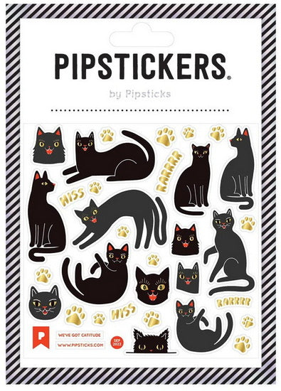 Autocollants Chats noirs
