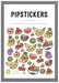 Autocollants Fruits mignons
