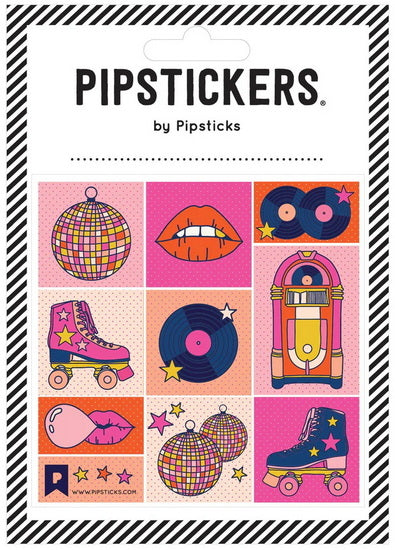 Autocollants Patins à roulettes disco