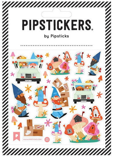 Autocollants Gnomes livreurs