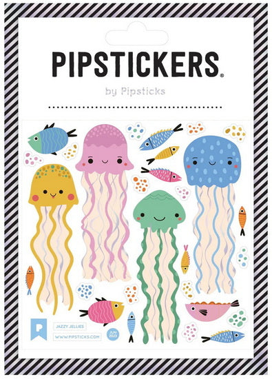 Autocollants Méduses colorées