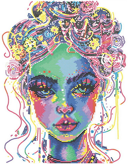 Beauté électrique néon