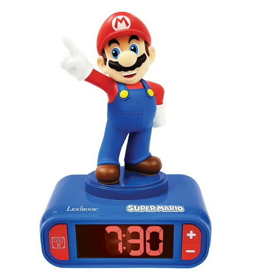 Réveil Super Mario avec effets sonores