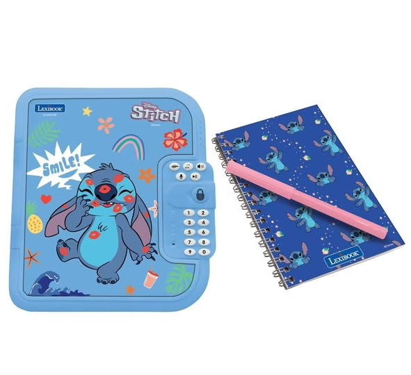 Journal intime électronique avec coffre-fort Stitch