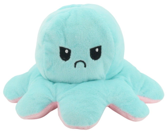 Peluche pieuvre humeur Rose et bleu