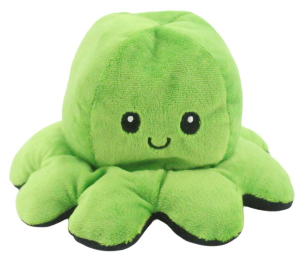 Peluche pieuvre humeur Noir et vert