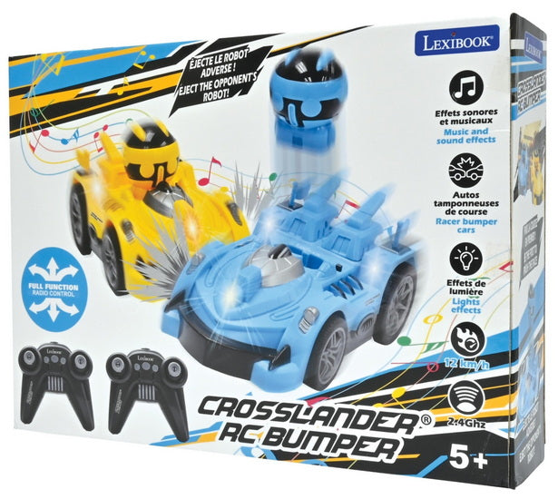 Crosslander® BUMPER – Set 2 voitures Bumper avec 2 figurines amovibles avec effets de lumières et sons