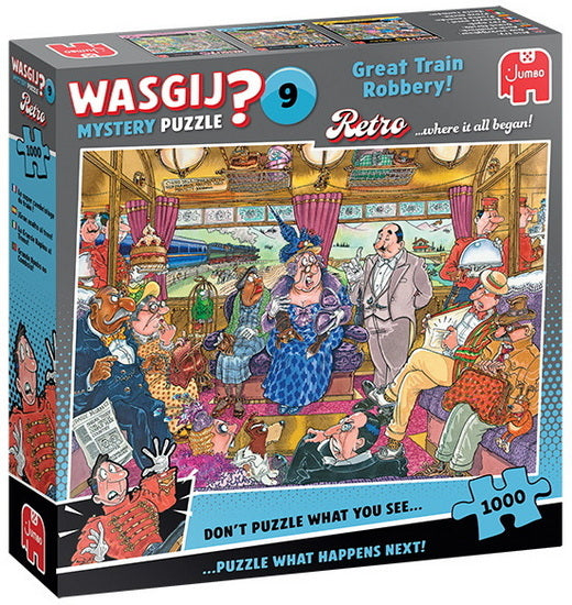 Wasjig Mystery Retro #9 Le super cambriolage du train! 1000 mcx