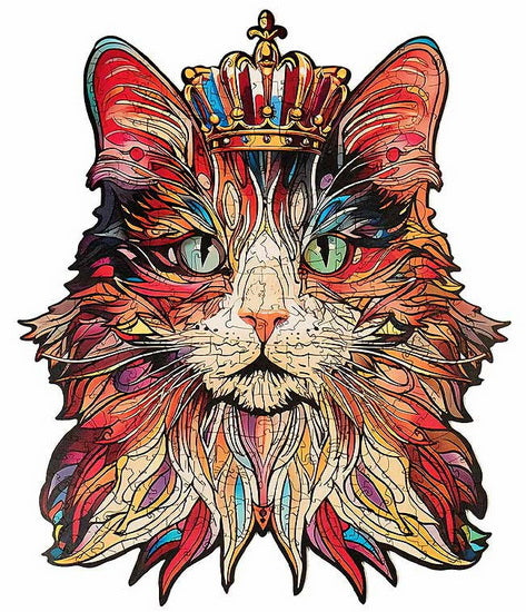 Casse-tête en bois – Roi des chats, 200 mcx
