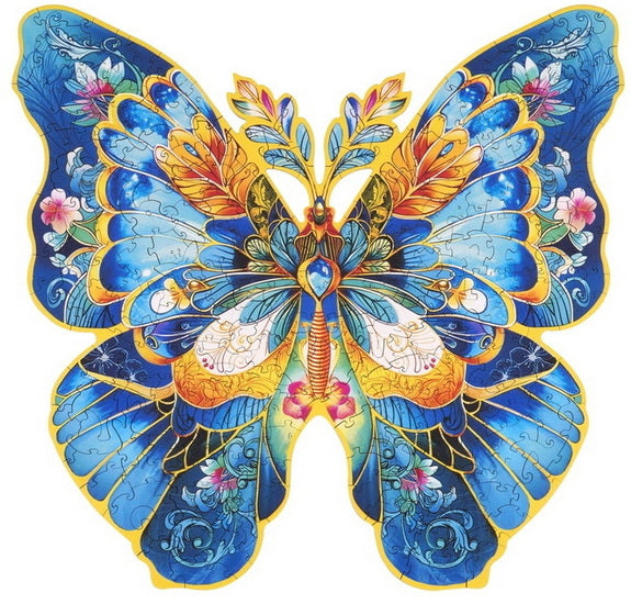 Casse-tête en bois – Papillon, 200 mcx