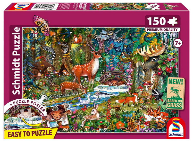 Animaux dans la forêt d'Europe 150mcx